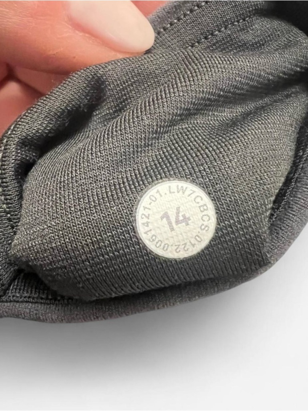 Lululemon Align High-Rise Short with Pockets 8" Grey Nulu Stretch Fabric Size 14 - Picture 6 of 8